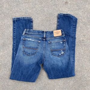 Men's Abercrombie and Fitch Slim Straight button fly jeans size 30 x 34
